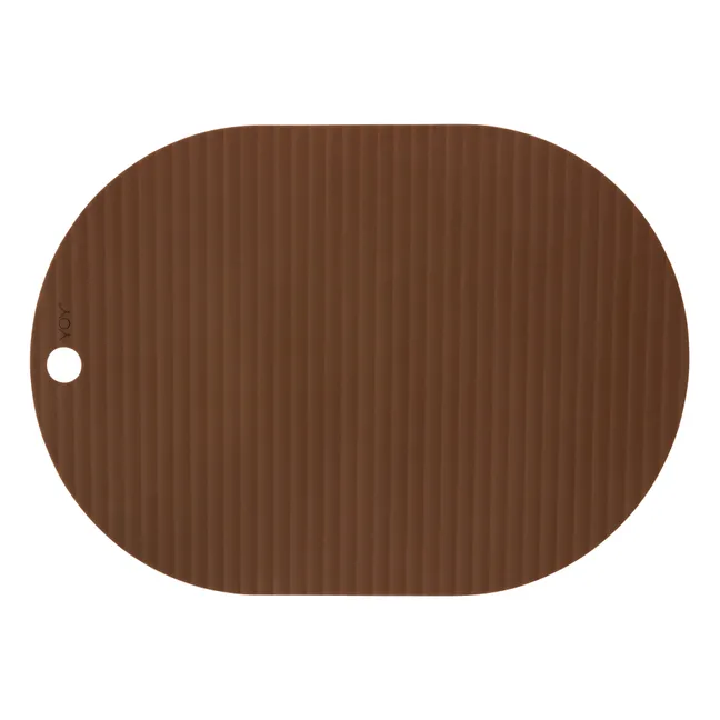 Manteles individuales Ribbo de silicona - Set de 2 | Caramelo