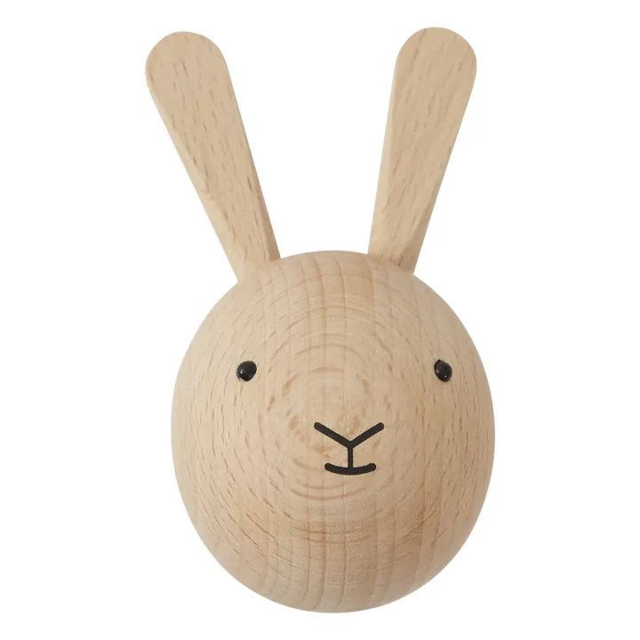 Appendiabiti coniglietto in legno - Immagine del prodotto n°0