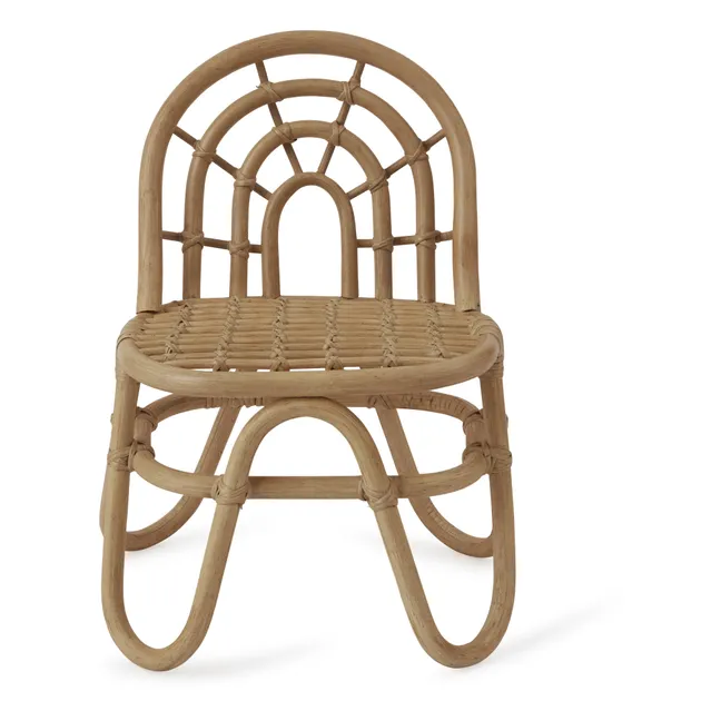 Mini-Stuhl aus Rattan