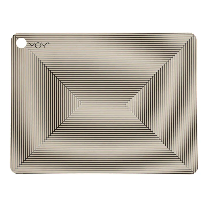 Futo Silicone Placemats - Set of 2 | Sand- Product image n°0