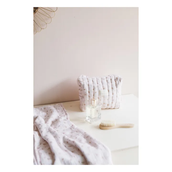 Trousse de toilette en coton bio | Rose poudré- Image produit n°1