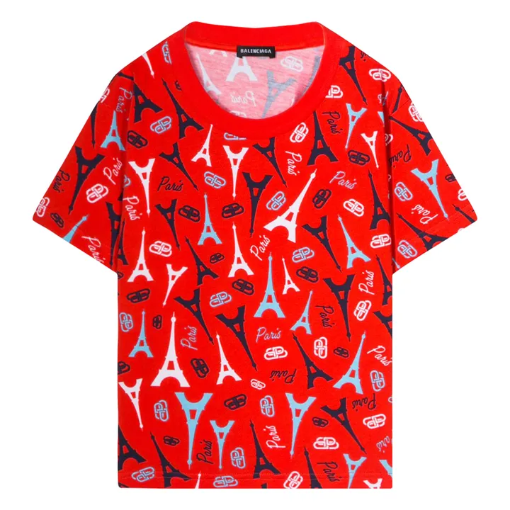 T-shirt stampata Allover | Rosso- Immagine del prodotto n°0