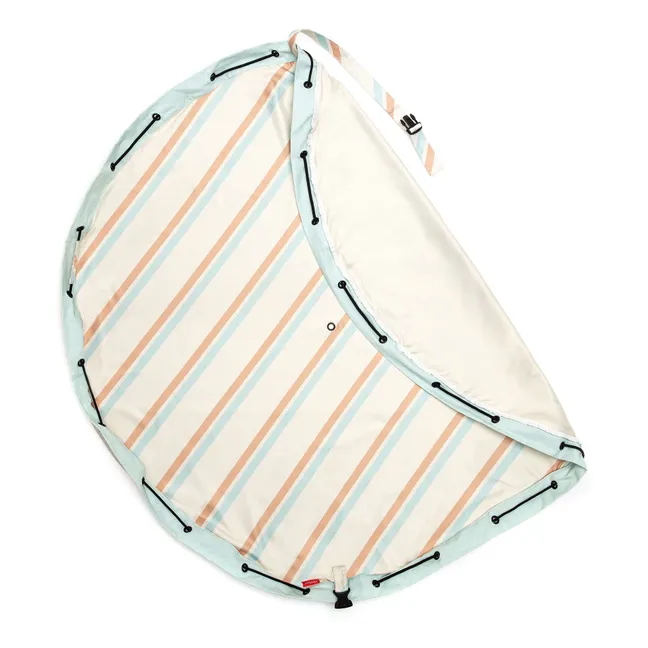 Noomad outdoor bag / mat - Stripes | Light blue