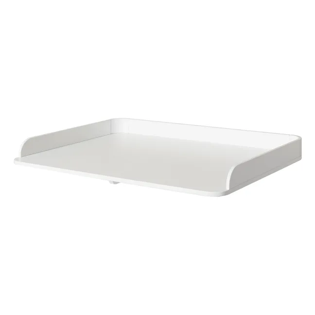 Cassettiera cambio in legno di quercia Wood  | Bianco