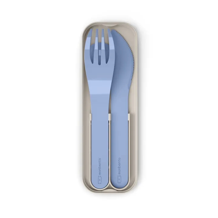 Couverts biodégradables MB Pocket Color | Bleu pâle- Image produit n°0