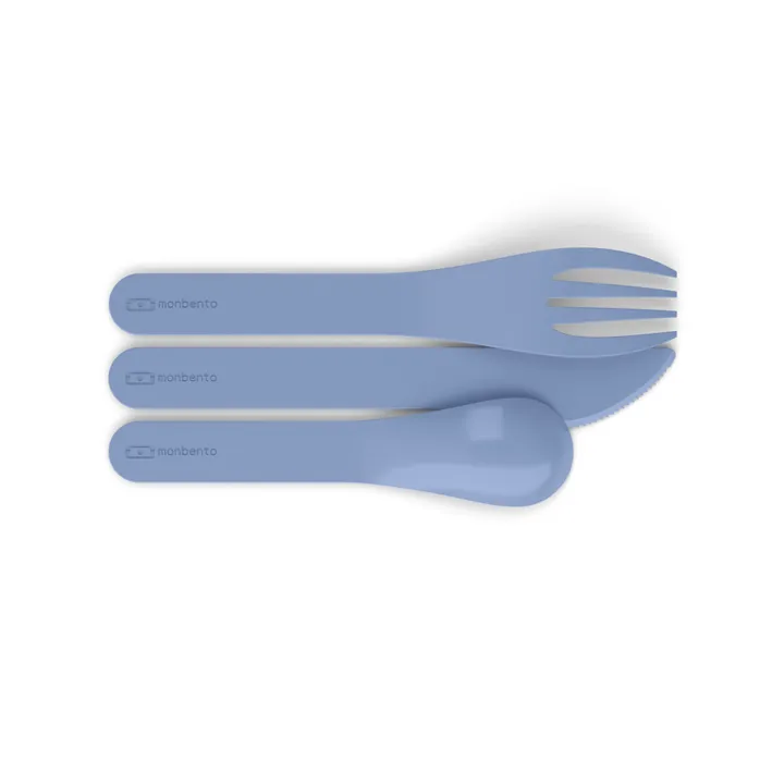 Couverts biodégradables MB Pocket Color | Bleu pâle- Image produit n°2