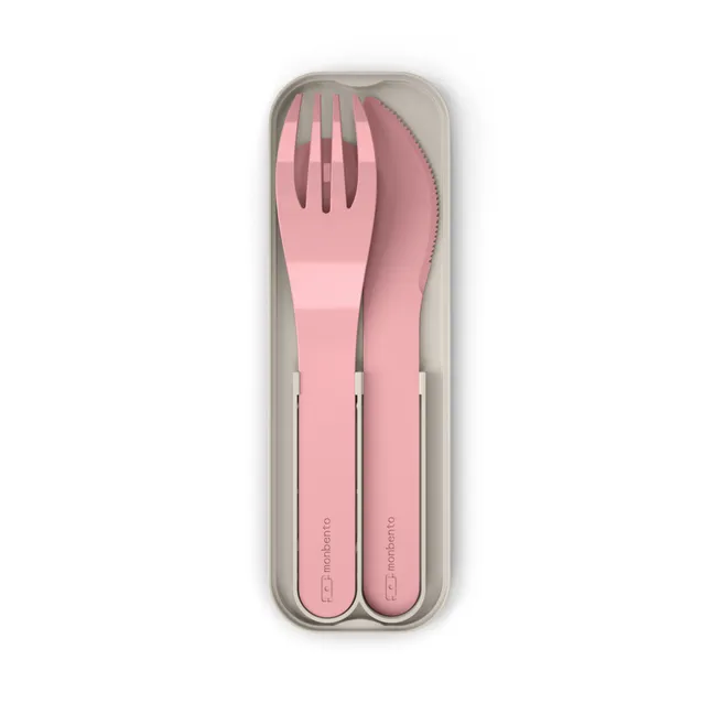 MB Pocket Color Biodegradable Cutlery | Pink