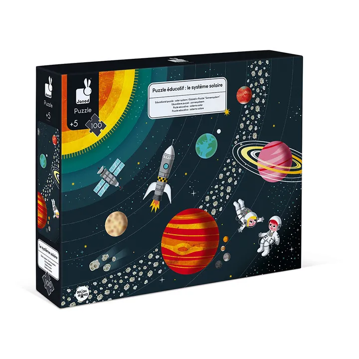Lernpuzzle Sonnensystem - 100 Teile- Produktbild Nr. 1