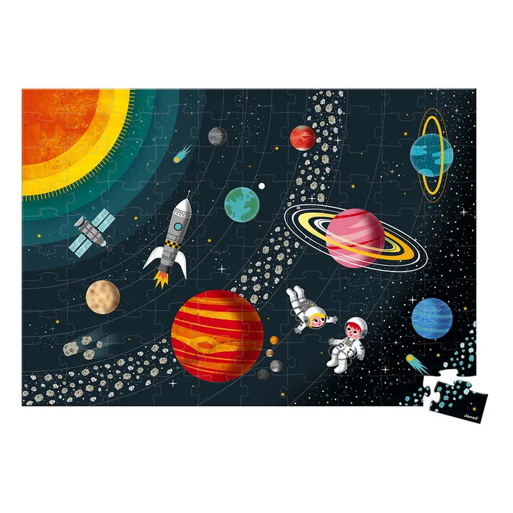 Lernpuzzle Sonnensystem - 100 Teile- Produktbild Nr. 0