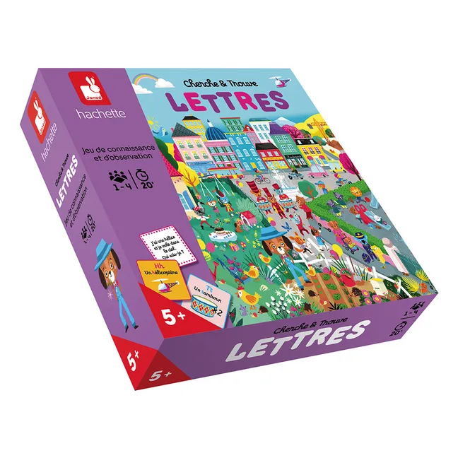 Jeu d'observation Lettres