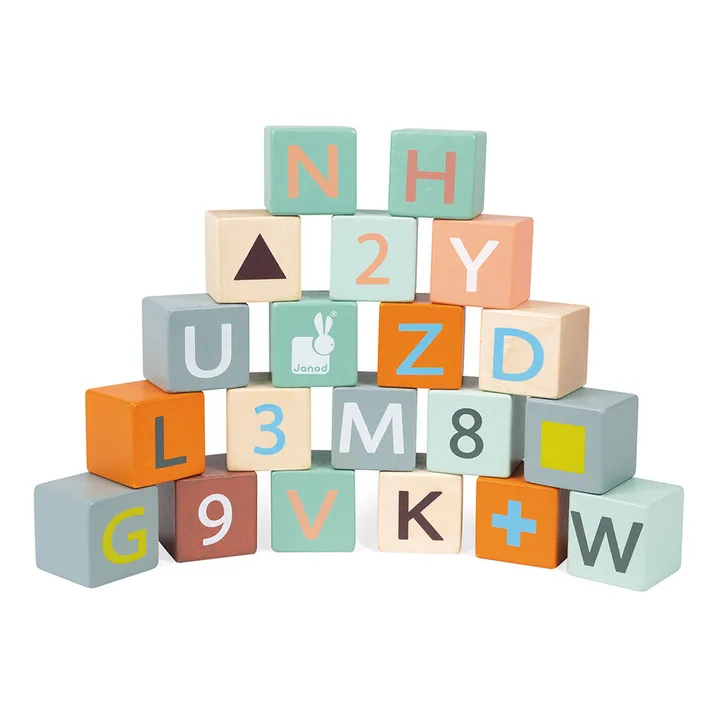 Chariot boulier et ses 20 cubes- Image produit n°2