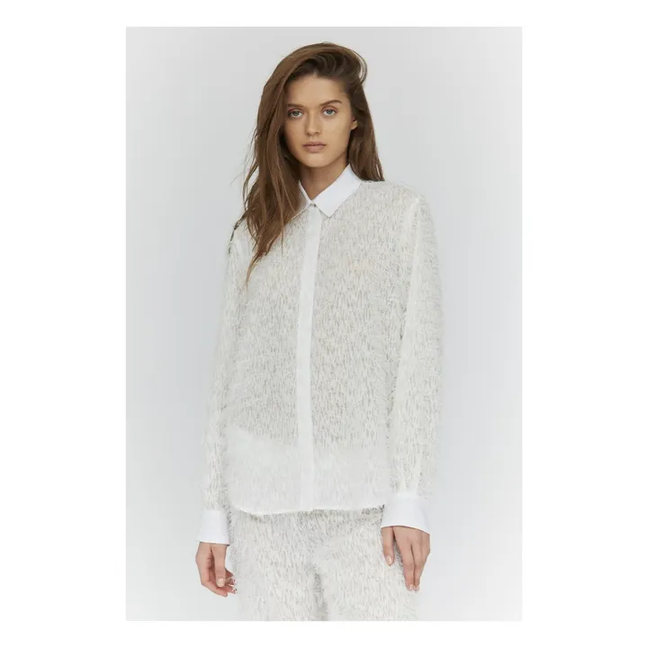 Camisa Dolton Plumette | Blanco- Imagen del producto n°3
