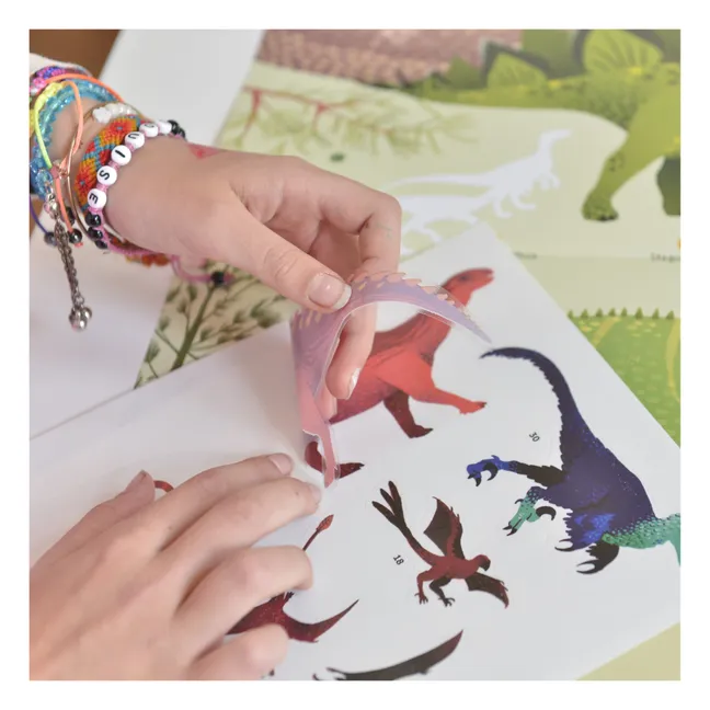 Poster sticker Dinosaures