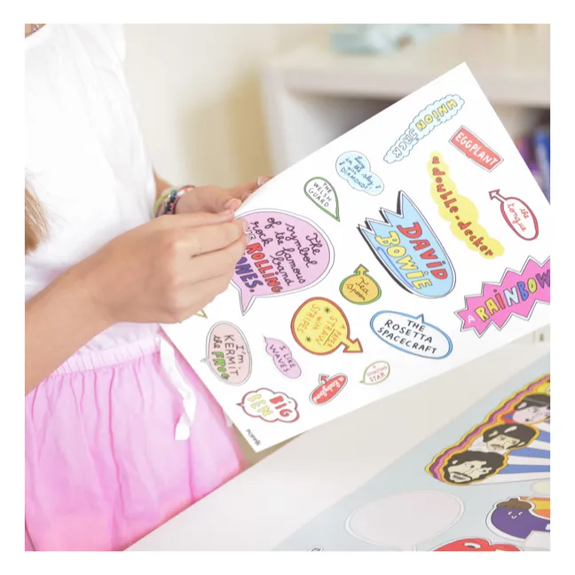 Poster sticker 100% English