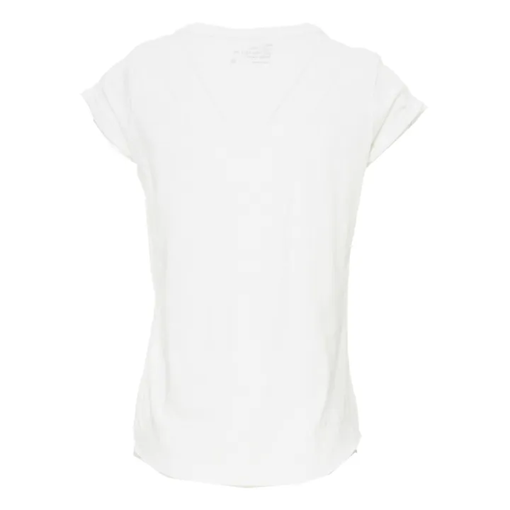 Camiseta Tova Algodón biológico | Blanco- Imagen del producto n°4
