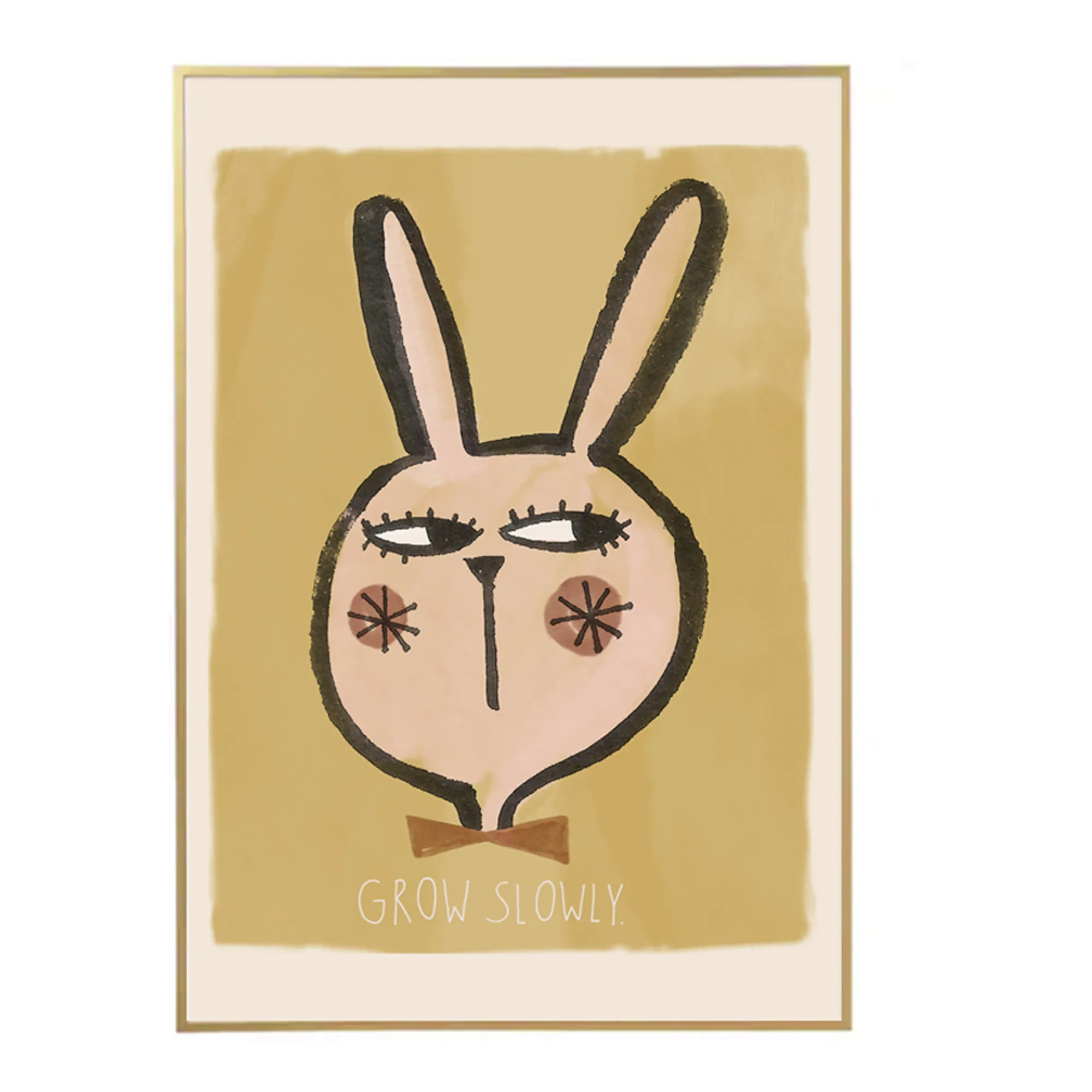 Studio Loco - Grande affiche Lapin Grow Slowly (Studio Loco) - Image 1