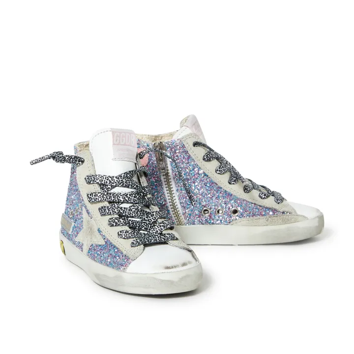 Sneakers mit Pailletten Francy | Violett- Produktbild Nr. 1