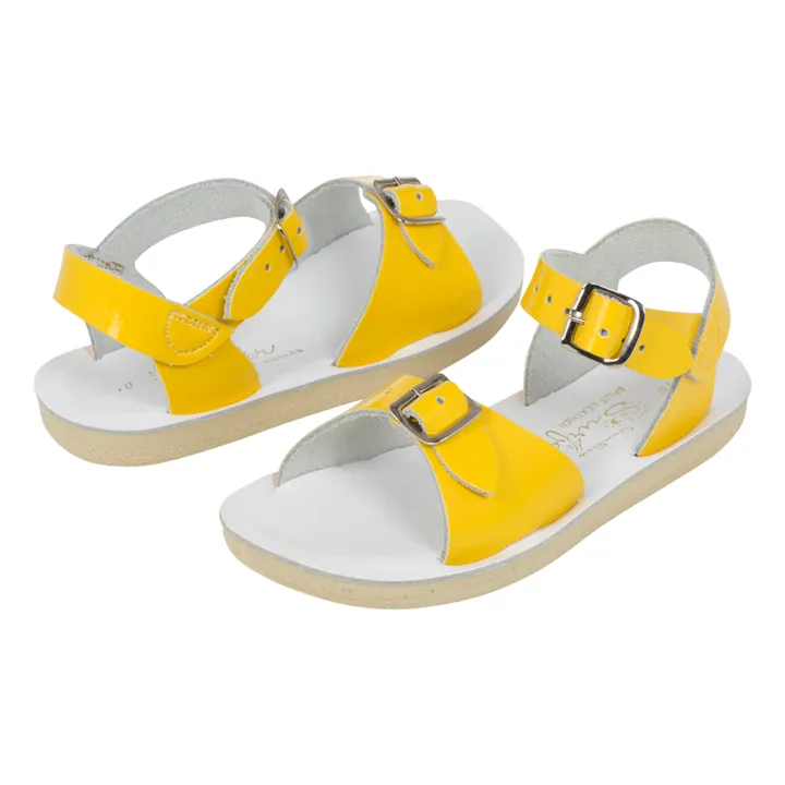 Sandalen aus Leder Waterproof Surfer | Gelb- Produktbild Nr. 2