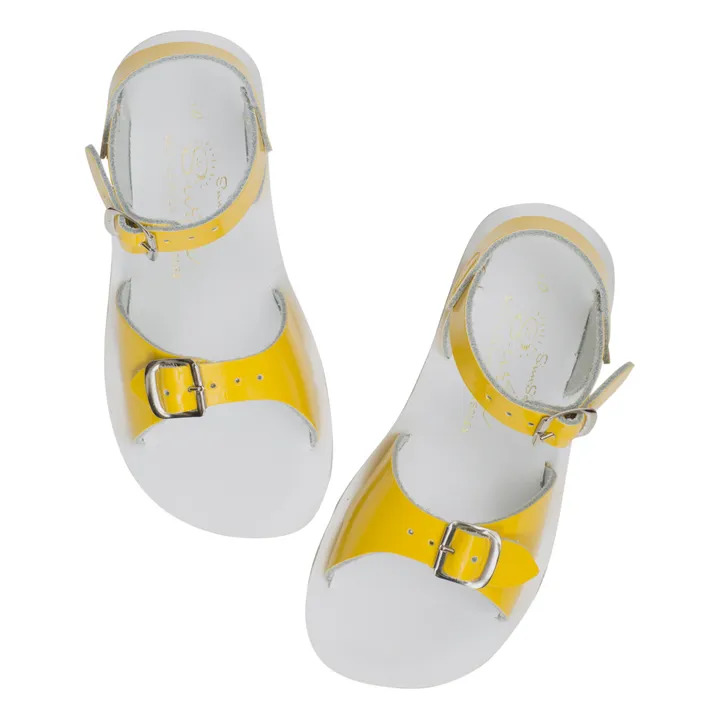 Sandalen aus Leder Waterproof Surfer | Gelb- Produktbild Nr. 1