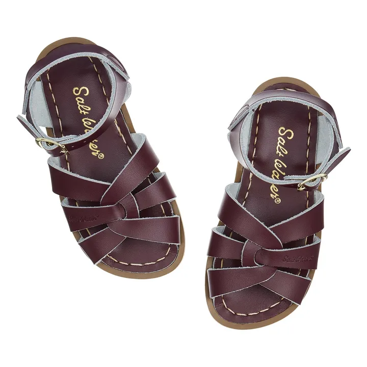 Sandales Cuir Waterproof Original | Bordeaux- Image produit n°2