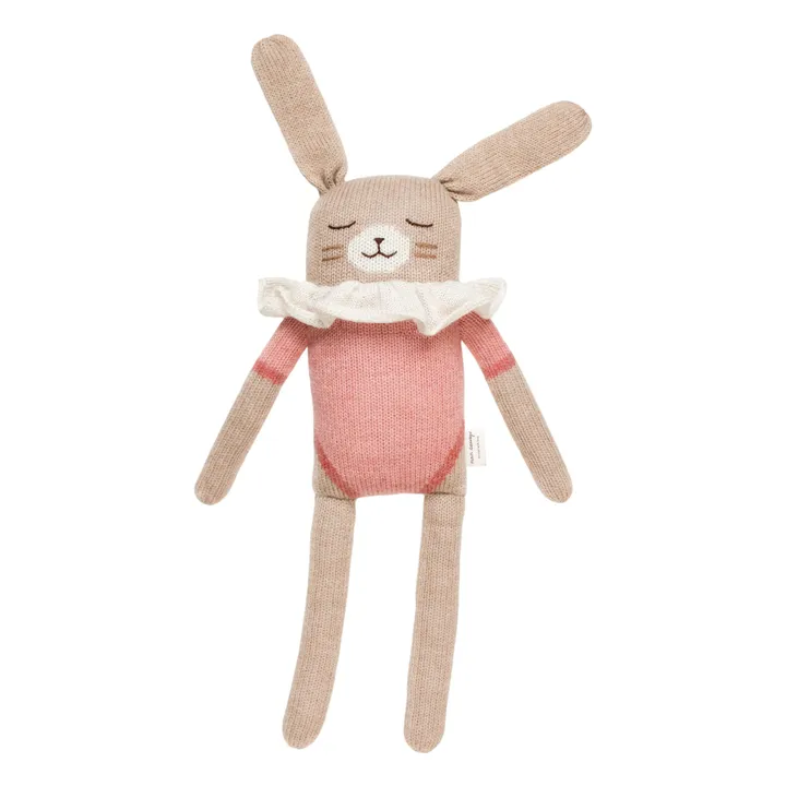 Bunny Knit Toy | Pink- Product image n°0