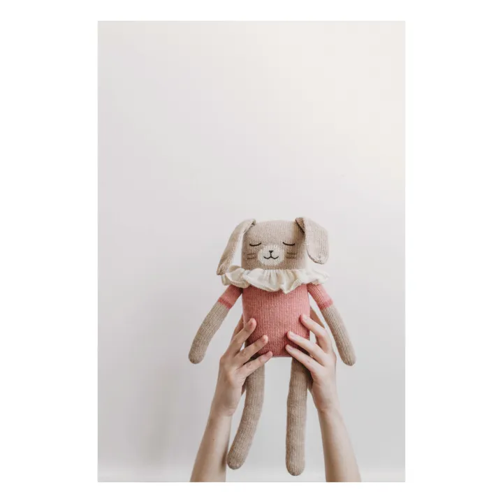 Bunny Knit Toy | Pink- Product image n°1