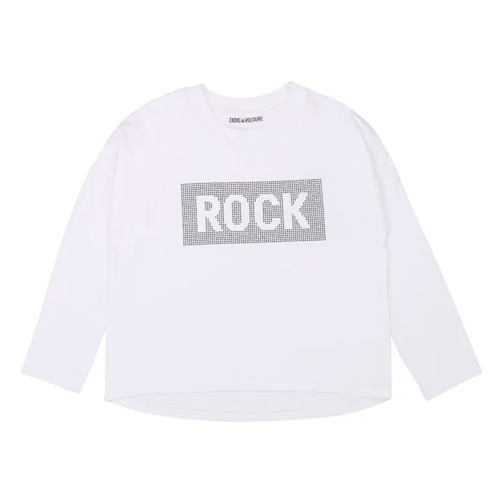 T-shirt Rock | Blanc- Image produit n°0