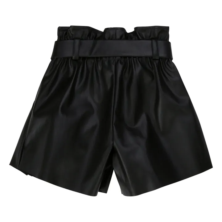 Zadig Voltaire Short Simili Cuir Noir Smallable