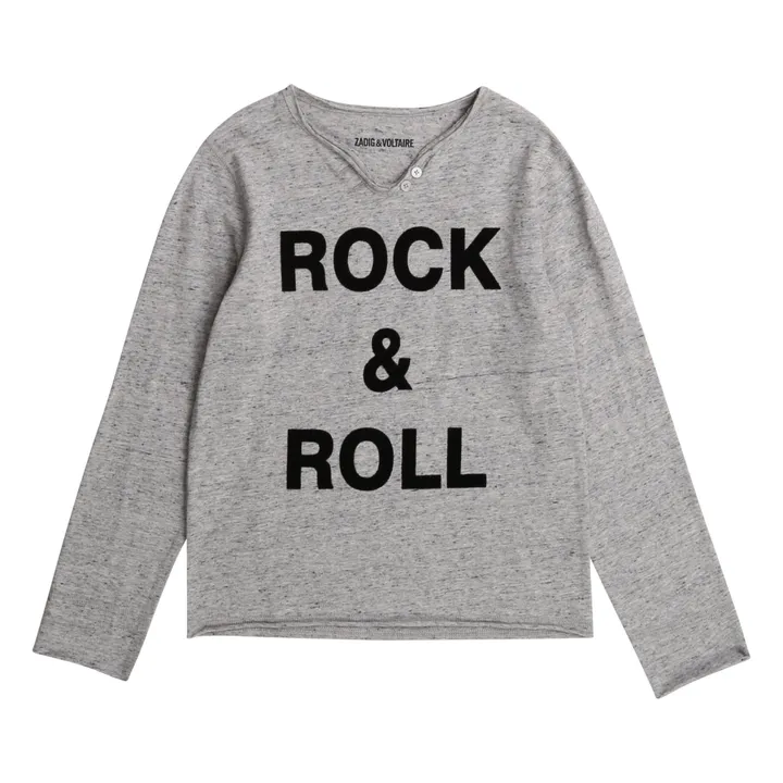 Camiseta Rock&Roll | Gris- Imagen del producto n°0