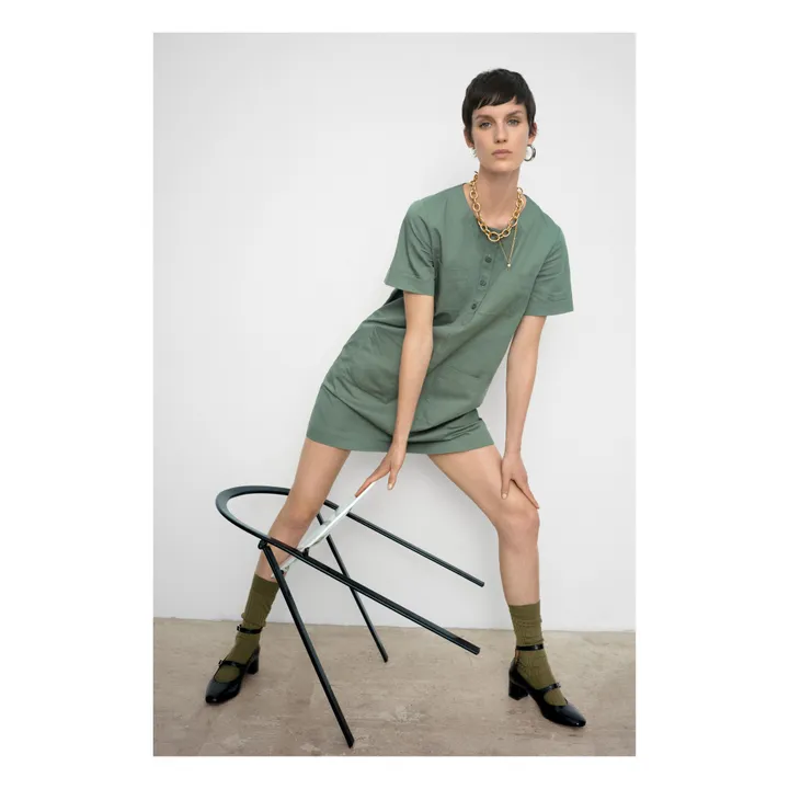 Vestido Seraphie | Verde Kaki- Imagen del producto n°1