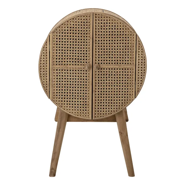Cabinet rond Otto en cannage