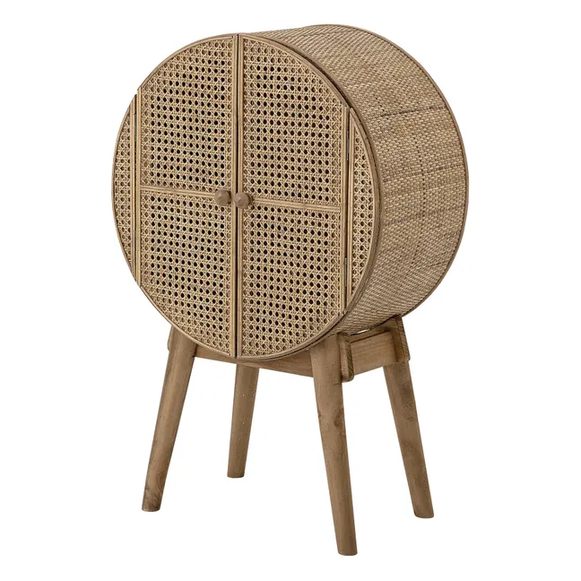 Cabinet rond Otto en cannage