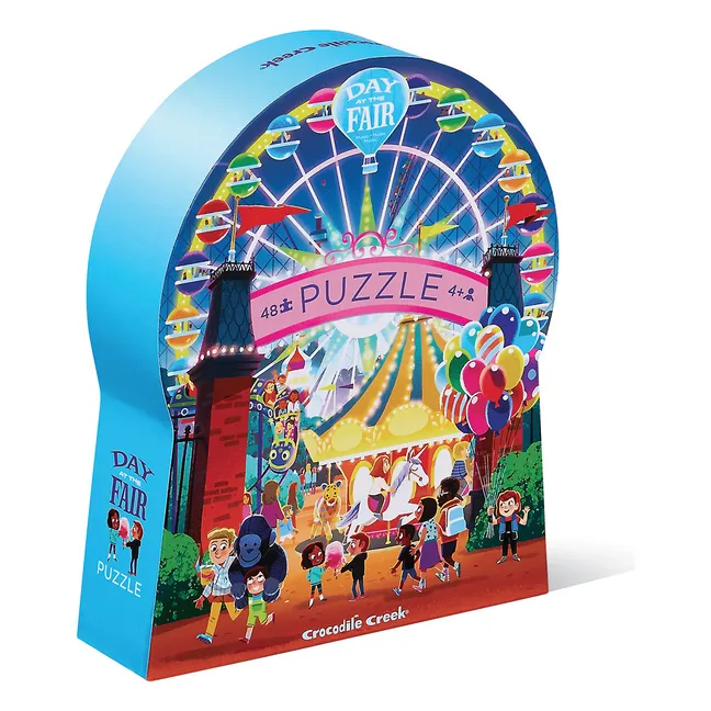 Puzzle Une journée à la fête foraine - 48 pièces