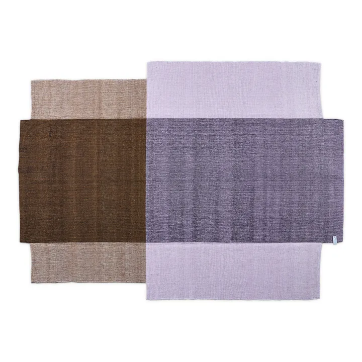 Teppich Nobsa aus Wolle | Rosa- Produktbild Nr. 0