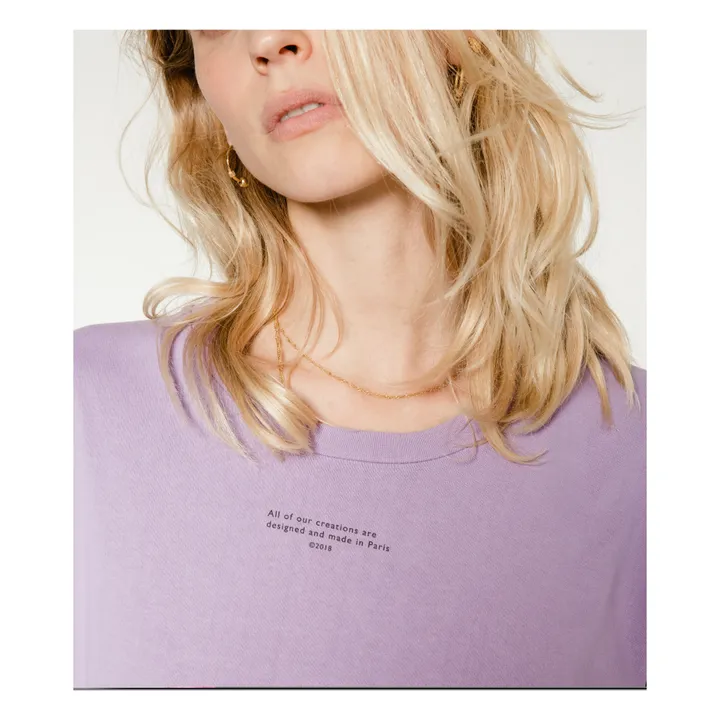 Vestido Camiseta Abby | Violeta- Imagen del producto n°3