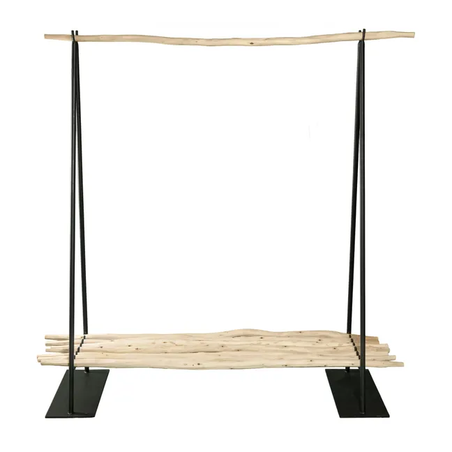Rella con mensola - 150x50cm  | Nero