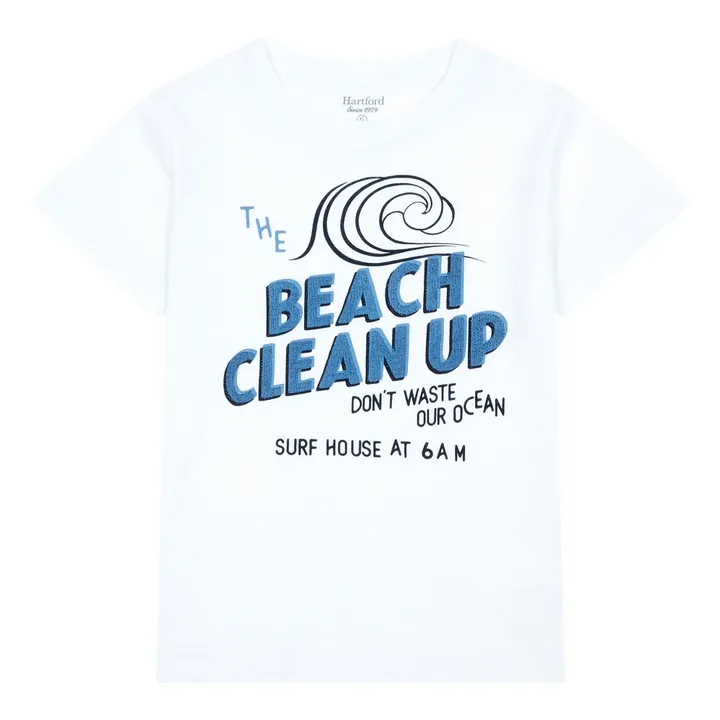 T-shirt Beach Clean Up  | Bianco- Immagine del prodotto n°0