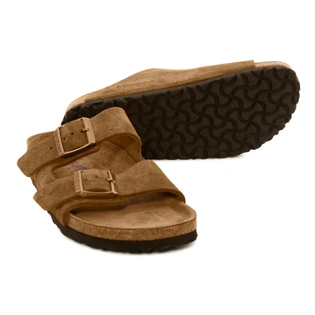 Arizona Suede Sandals | Mink