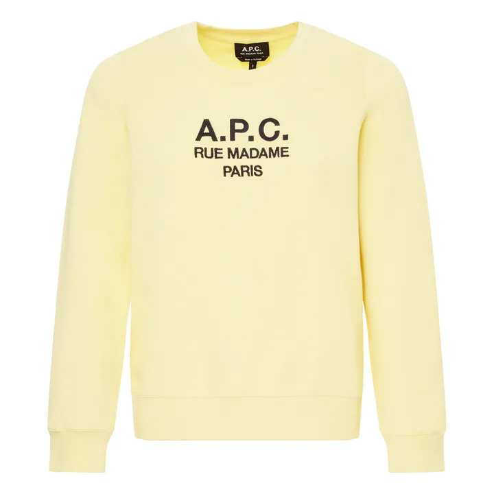 Tina Organic Cotton Sweatshirt | Yellow- Product image n°0