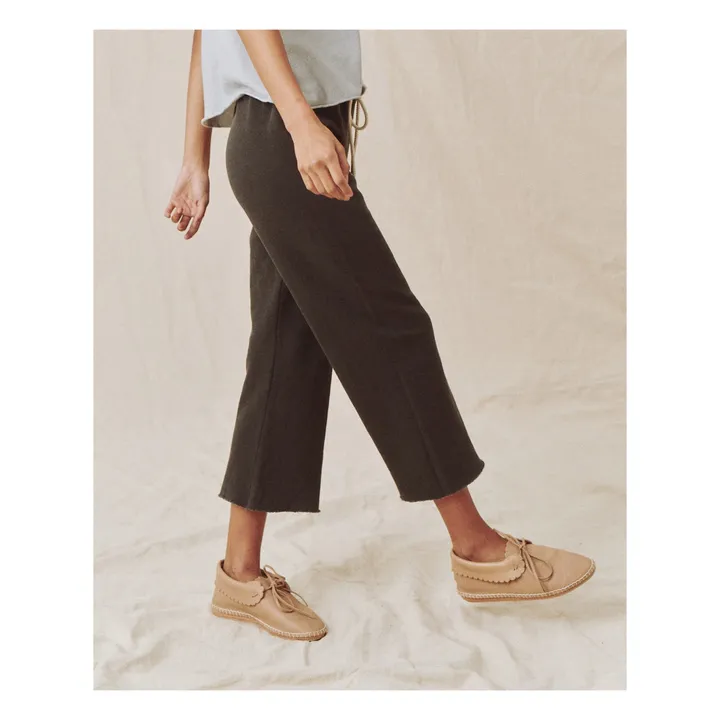 Jogger The Wide Leg Cropped | Gris anthracite- Image produit n°4