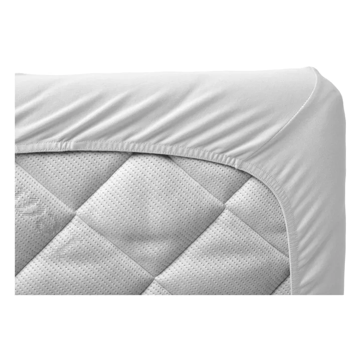 Spannbetttuch aus Bio-Baumwolle 2er-Pack | Weiß- Produktbild Nr. 2