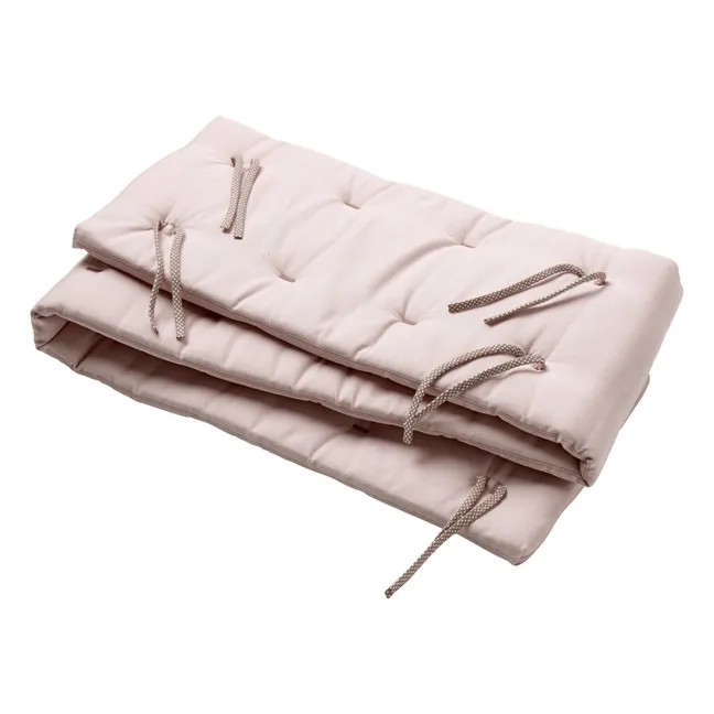 Bett-Nestchen Linea und Luna aus Bio-Baumwolle | Blassrosa