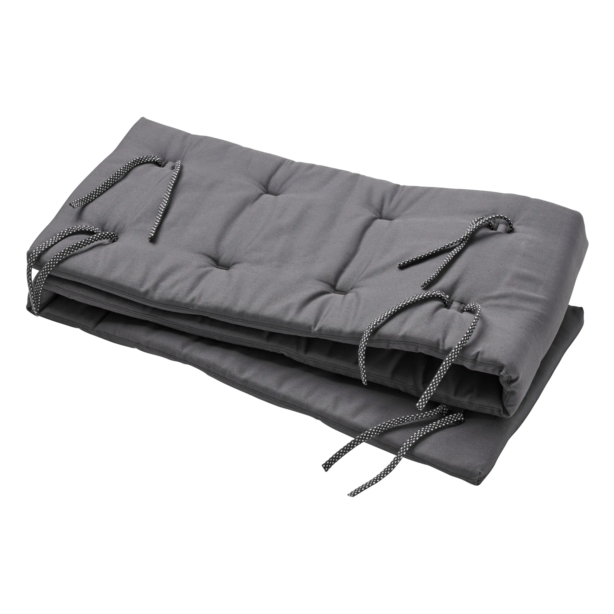 Leander Grey Linea And Luna Bumper In Organic Cotton