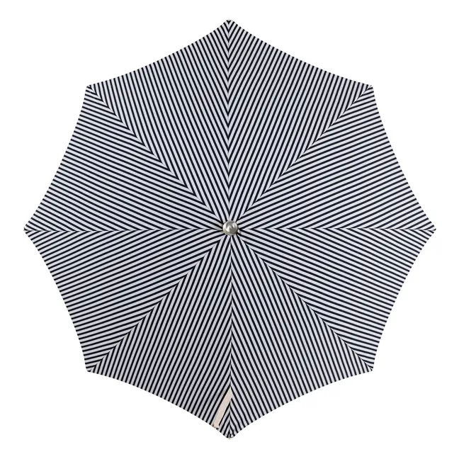Premium Sonnenschirm mit Fransen | Navy