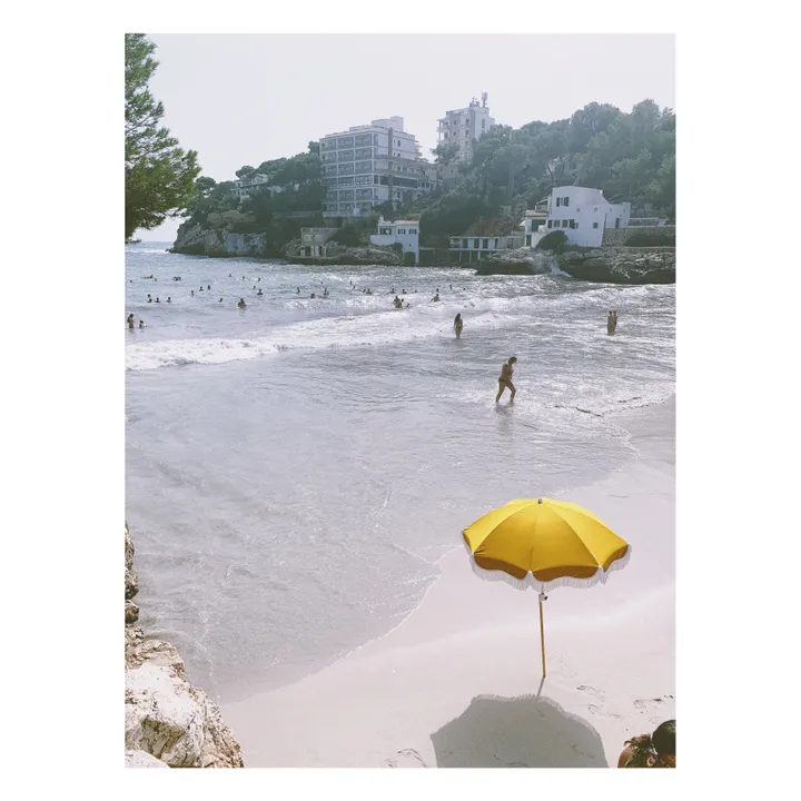 Holiday Fringe Beach Umbrella | Yellow- Product image n°7