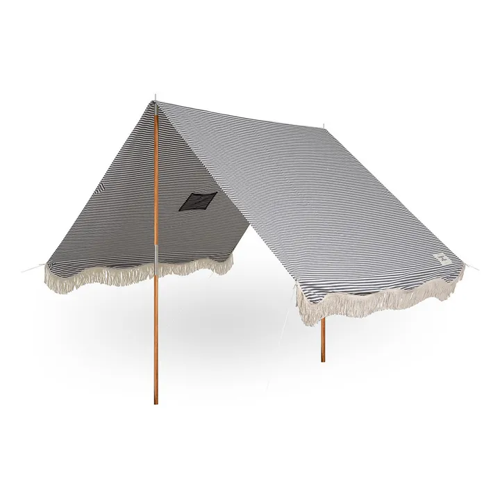 Premium Fringe Beach Tent | Navy blue- Product image n°0