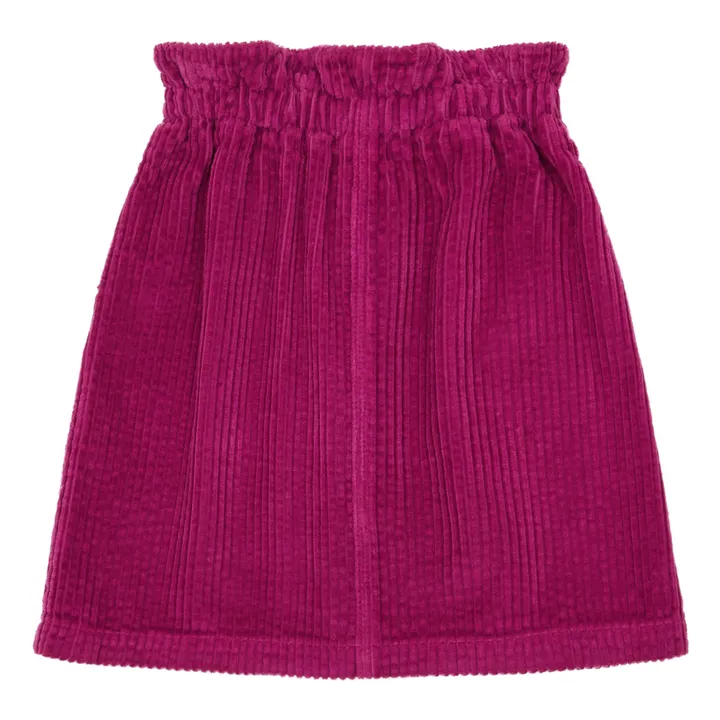 Mini Skirt, Corduroy | Raspberry red- Product image n°1