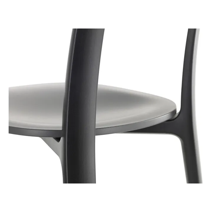 Chaise All plastic - Jasper Morrisson | Gris graphite- Image produit n°6