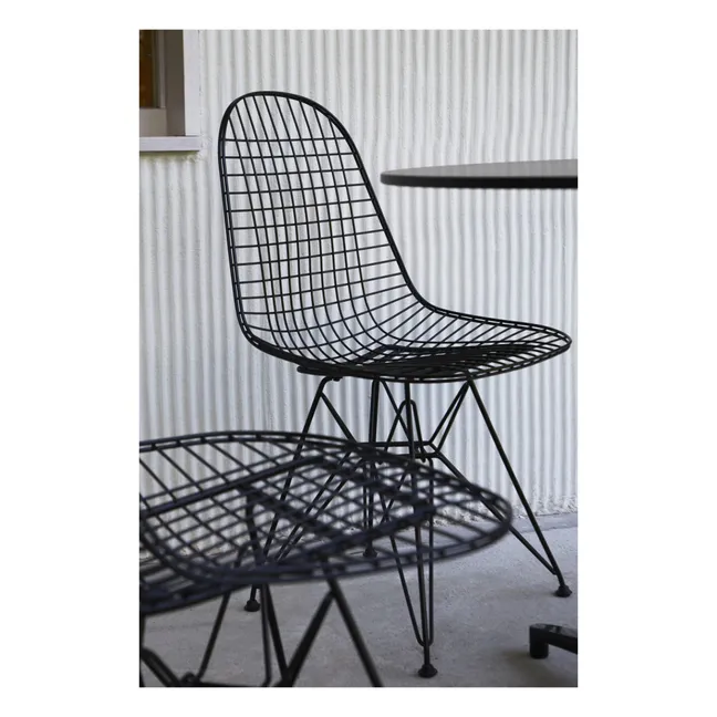 Chaise Eames wire DKR piètement epoxy | Basic Dark