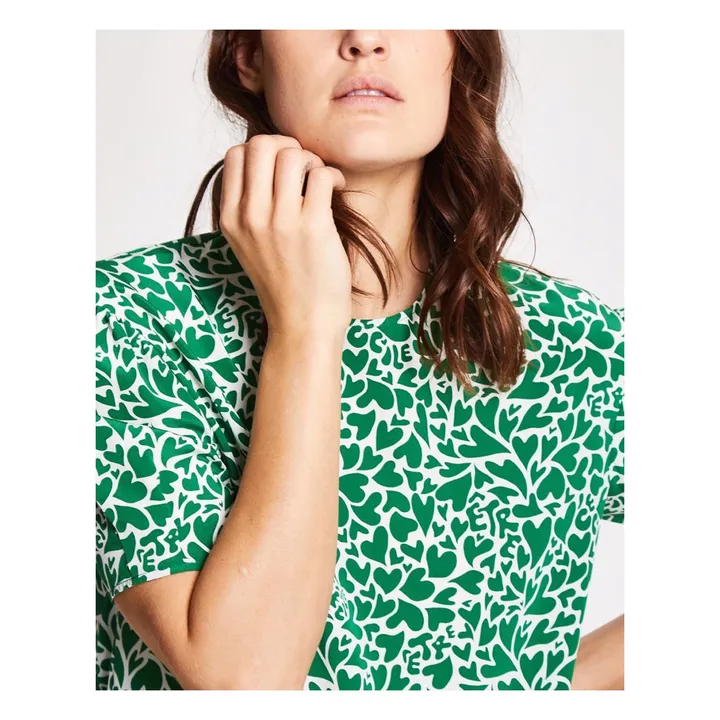 Vestido Ámbar Seda | Verde- Imagen del producto n°3